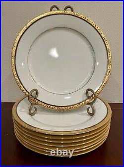 Noritake Contemporary Fine Bone China 4332 Regent Gold 63 Pcs 8 Place Setting