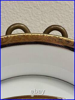 Noritake Contemporary Fine Bone China 4332 Regent Gold 63 Pcs 8 Place Setting
