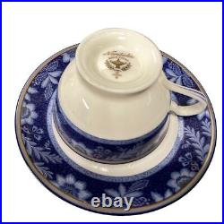 Noritake Cup Saucer Cup Set Cupend In Blue Bone China Made Japan Old Boxed Manag