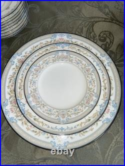Noritake DONOVAN BONE CHINA- New /Or Lightly Used -8 Settings + Serving Pieces