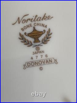Noritake DONOVAN BONE CHINA- New /Or Lightly Used -8 Settings + Serving Pieces