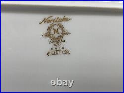 Noritake DUETTO #6610 Fine China 5 Piece Serving Set Gravy, Platters ++