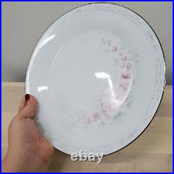 Noritake Dinner Plate SET 10 Porcelain China Carthage 3330 Deco Pink Floral 10