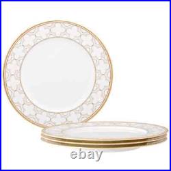 Noritake Dinner Plates 11 Bone China Set Of 4 Round Formal Residential White