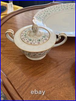 Noritake Dorothea China Large Serving Set Vintage