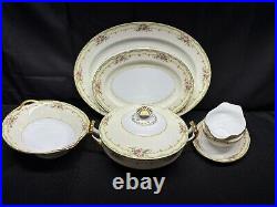 Noritake EXETER Japan #604 6 Piece Serving Set Platters, Gravy, Bowls