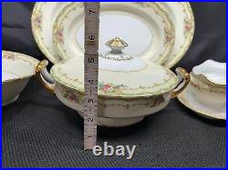 Noritake EXETER Japan #604 6 Piece Serving Set Platters, Gravy, Bowls