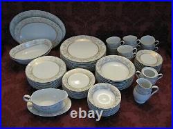 Noritake Effingham China Dinnerware Set for 8 with7 Serving Pcs-63 Pcs-Very Nice