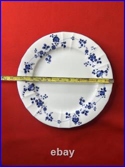 Noritake Elegance In Blue Dinner Plates 10 1/2 Set Of 4