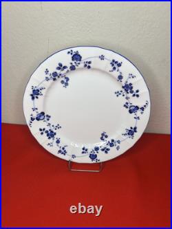 Noritake Elegance In Blue Dinner Plates 10 1/2 Set Of 4