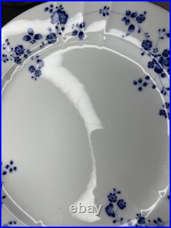 Noritake Elegance In Blue Dinner Plates 10 1/2 Set Of 4