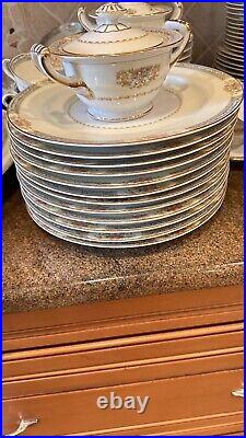 Noritake Fine 1939 China HALIFAX 92pc Complete Dinnerware Estate Set BowlsXtra