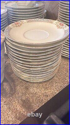 Noritake Fine 1939 China HALIFAX 92pc Complete Dinnerware Estate Set BowlsXtra