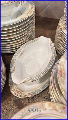 Noritake Fine 1939 China HALIFAX 92pc Complete Dinnerware Estate Set BowlsXtra