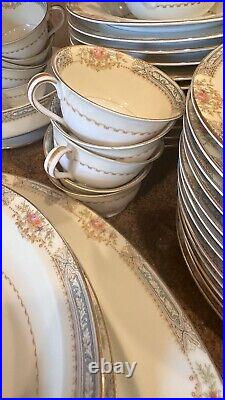 Noritake Fine 1939 China HALIFAX 92pc Complete Dinnerware Estate Set BowlsXtra