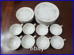 Noritake Fine China Arlene 52 pieces Pattern #5802 Vintage Japanese Tea Set