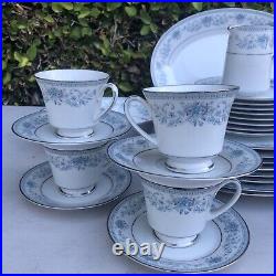 Noritake Fine China BLUE HILL Service for Eight Plus Some Serving Pieces