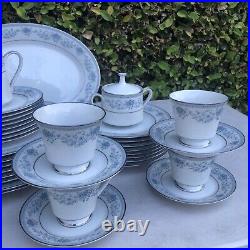 Noritake Fine China BLUE HILL Service for Eight Plus Some Serving Pieces
