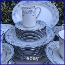 Noritake Fine China BLUE HILL Service for Eight Plus Some Serving Pieces