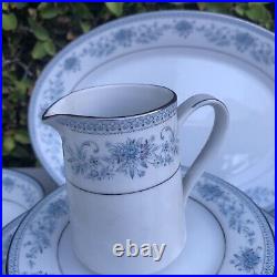 Noritake Fine China BLUE HILL Service for Eight Plus Some Serving Pieces