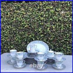 Noritake Fine China BLUE HILL Service for Eight Plus Some Serving Pieces