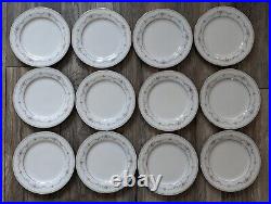 Noritake Fine China Fairmont #6102 60pc Dinnerware Set for 12 Plates, Bowls