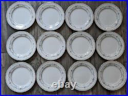 Noritake Fine China Fairmont #6102 60pc Dinnerware Set for 12 Plates, Bowls