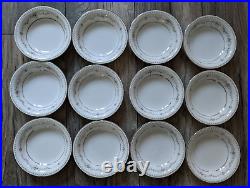 Noritake Fine China Fairmont #6102 60pc Dinnerware Set for 12 Plates, Bowls