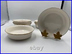 Noritake Fine China GOLDEN COVE Soup / Cereal Bowls Japan Set of 6