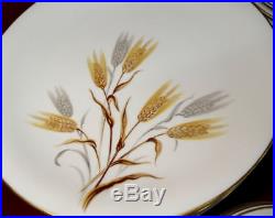Noritake Fine China Japan #5414 WHEATON Golden Winter Wheat Dishes 70pc Set