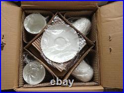 Noritake Fine China Model 7366 20M Ivory Imperial Platinum Set (Four Settings)