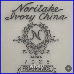 Noritake Fragrance 7025 Dinner Table Setting for 6 1970-1984 Made in Japan 30pcs