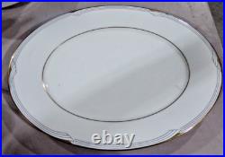 Noritake GOLDEN COVE Fine China Dinnerware Set service for 8 + serving (45pcs)