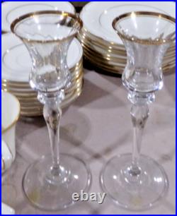 Noritake GOLDEN COVE Fine China Dinnerware Set service for 8 + serving (45pcs)