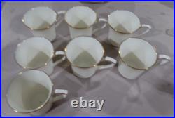 Noritake GOLDEN COVE Fine China Dinnerware Set service for 8 + serving (45pcs)