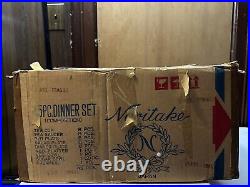 Noritake GOLD & SABLE 9758 Bone China Dinner -45 Piece Set. NEW OPEN BOX