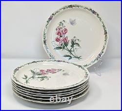 Noritake Gala Cuisine Conservatory 7915 Floral 10 3/4 Dinner Plates Set of 7