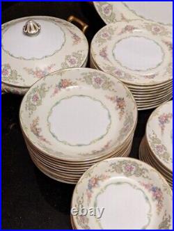 Noritake Glendola Dinnerware Set 78 Pieces Service for 10 Vintage Discontinued