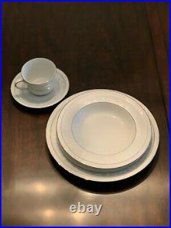 Noritake Glenrose Platinum Fine China 5pc place setting