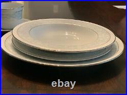 Noritake Glenrose Platinum Fine China 5pc place setting