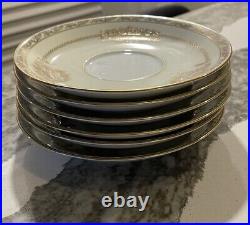 Noritake Gold Encrusted Japan 5481 Bancroft China Full Dinning Set 86 Pieces