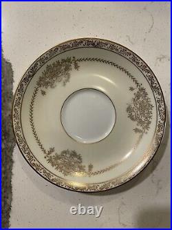 Noritake Gold Encrusted Japan 5481 Bancroft China Full Dinning Set 86 Pieces