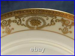 Noritake Gold Regalia White Fine China Accent Plates Luncheon Antique Set Of 6