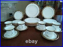 Noritake Gold & Sable China 6 5-piece Place Settings 30 Pieces Total