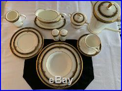 Noritake Gold and Sable #9758 Bone China Place setting for 6 Plus
