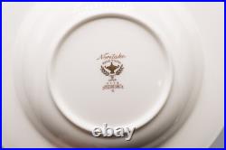 Noritake Gold and Sable Rimmed Soup Bowl Plates 8 1/2 Set of 12