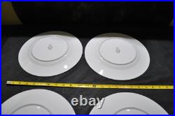 Noritake Golden Cove China Plates, 3 Piece Service for 4, Pattern 7719, Vintage