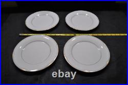 Noritake Golden Cove China Plates, 3 Piece Service for 4, Pattern 7719, Vintage