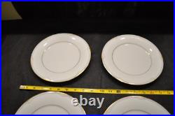Noritake Golden Cove China Plates, 3 Piece Service for 4, Pattern 7719, Vintage