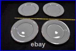 Noritake Golden Cove China Plates, 3 Piece Service for 4, Pattern 7719, Vintage